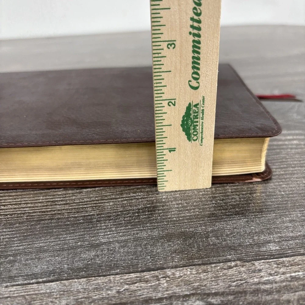 Holy Bible CSB Christian Standard Brown LeatherTouch UltraThin Holman Text